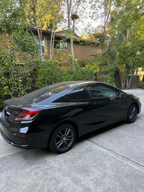 Black 2014 Honda Civic LX