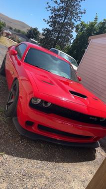 Red 2018 Dodge Challenger SRT Hellcat