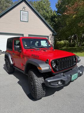 Red 2025 Jeep Wrangler Willys