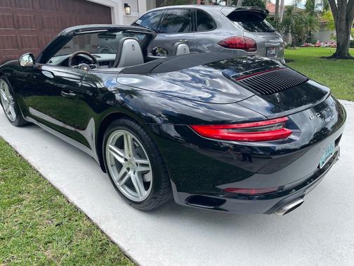 Black 2017 Porsche 911 911 Carrera Cabriolet