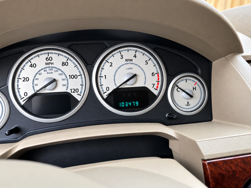 Blue 2010 Chrysler Town & Country Touring