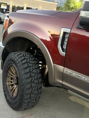 Red 2017 Ford F-350 King Ranch