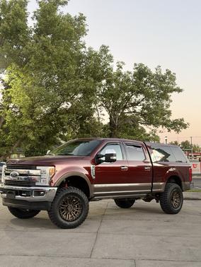 Red 2017 Ford F-350 King Ranch