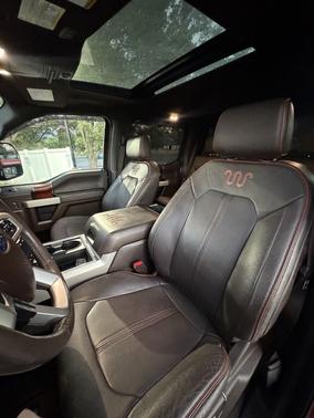 Red 2017 Ford F-350 King Ranch