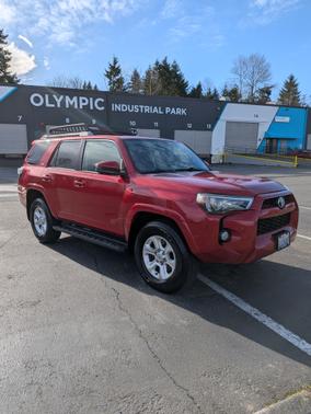 Red 2018 Toyota 4Runner SR5