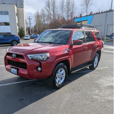 Red 2018 Toyota 4Runner SR5