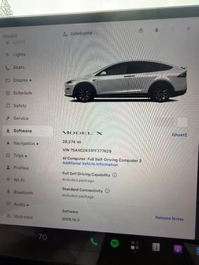 White 2023 Tesla Model X Base