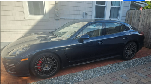 Blue 2014 Porsche Panamera Panamera GTS