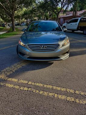 Gray 2017 Hyundai SONATA Base
