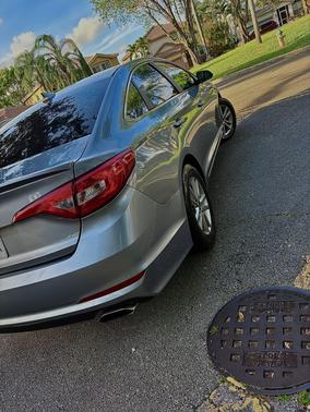 Gray 2017 Hyundai SONATA Base