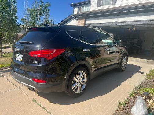 Black 2014 Hyundai Santa Fe Sport 2.0L Turbo