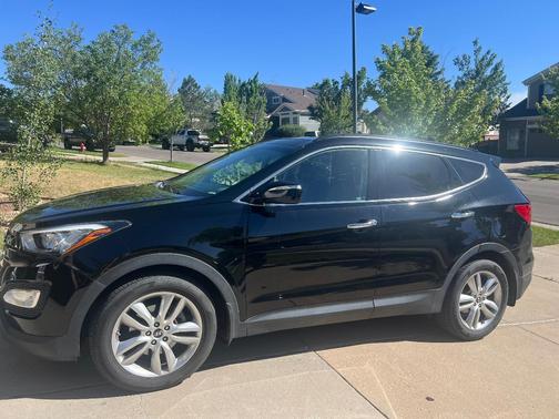 Black 2014 Hyundai Santa Fe Sport 2.0L Turbo