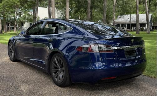 Blue 2018 Tesla Model S P100D
