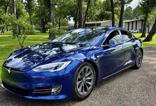 Blue 2018 Tesla Model S P100D