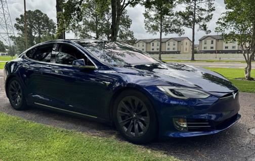 Blue 2018 Tesla Model S P100D