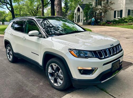 White 2020 Jeep Compass Limited