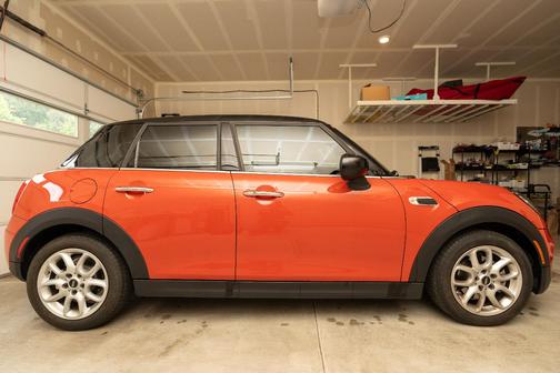 Orange 2021 MINI Hardtop Cooper