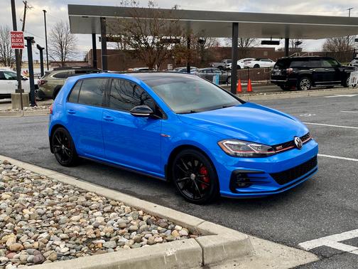 Blue 2021 Volkswagen Golf GTI 2.0T SE