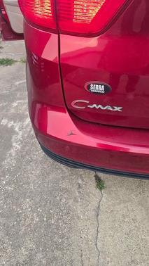 Red 2015 Ford C-Max Hybrid SEL