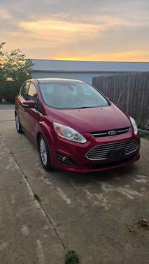 Red 2015 Ford C-Max Hybrid SEL