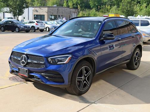 Blue 2021 Mercedes-Benz GLC 300 4MATIC