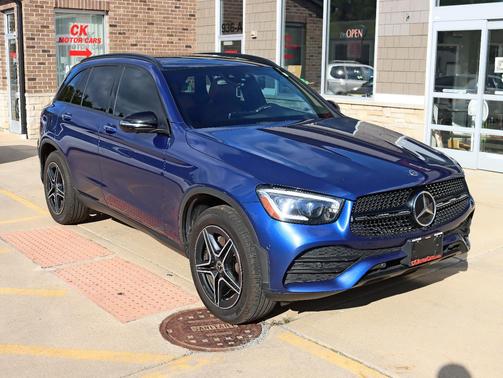 Blue 2021 Mercedes-Benz GLC 300 4MATIC