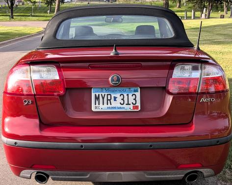 Red 2006 Saab 9-3 Aero