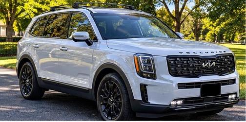 Gray 2022 Kia Telluride SX