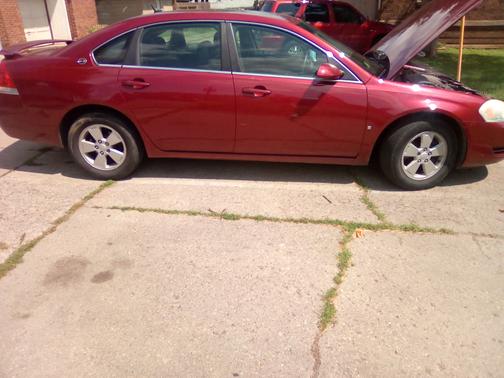 Red 2008 Chevrolet Impala LT