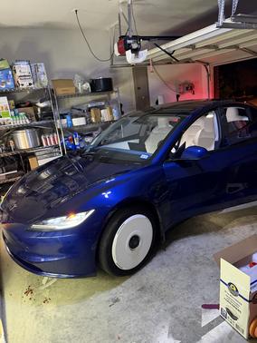 Blue 2025 Tesla Model 3 Long Range RWD