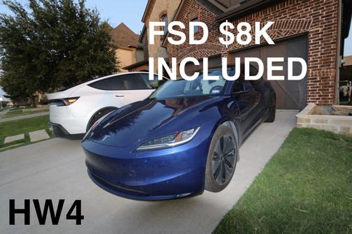 Blue 2025 Tesla Model 3 Long Range RWD