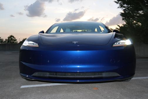 Blue 2025 Tesla Model 3 Long Range RWD