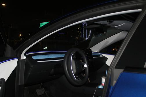 Blue 2025 Tesla Model 3 Long Range RWD