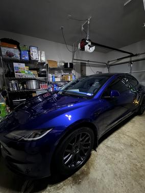 Blue 2025 Tesla Model 3 Long Range RWD