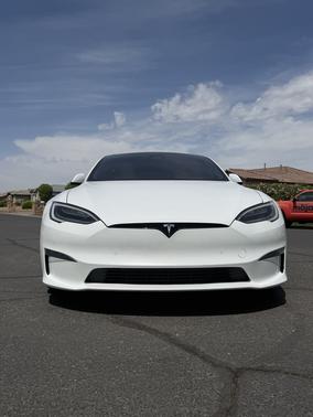 White 2021 Tesla Model S Plaid