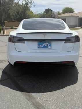 White 2021 Tesla Model S Plaid