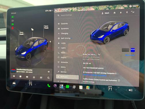 Blue 2022 Tesla Model Y Long Range