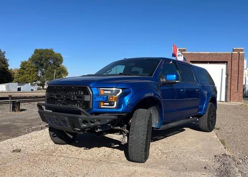 Blue 2018 Ford F-150 Raptor