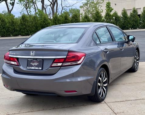 Gray 2015 Honda Civic EX-L
