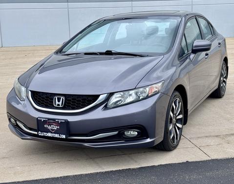 Gray 2015 Honda Civic EX-L