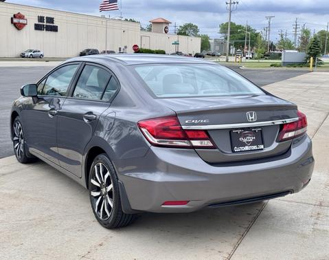 Gray 2015 Honda Civic EX-L