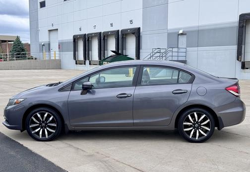 Gray 2015 Honda Civic EX-L