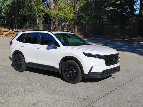 White 2026 Honda CR-V Hybrid Sport-L FWD