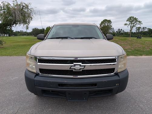 Silver 2009 Chevrolet Silverado 1500 Work Truck Extended Cab