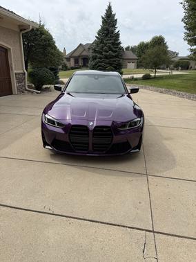 Purple 2025 BMW M3 Competition xDrive