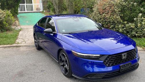 Blue 2024 Honda Accord Hybrid Sport