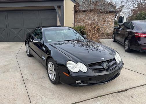 Black 2003 Mercedes-Benz SL-Class SL500 Roadster