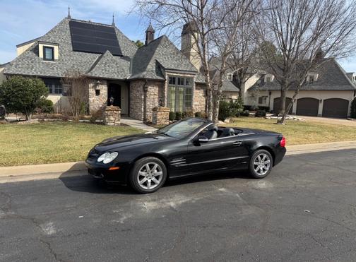 Black 2003 Mercedes-Benz SL-Class SL500 Roadster
