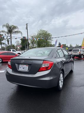 Gray 2012 Honda Civic EX