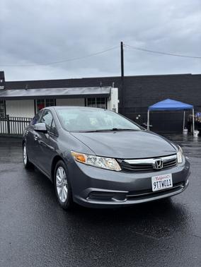 Gray 2012 Honda Civic EX
